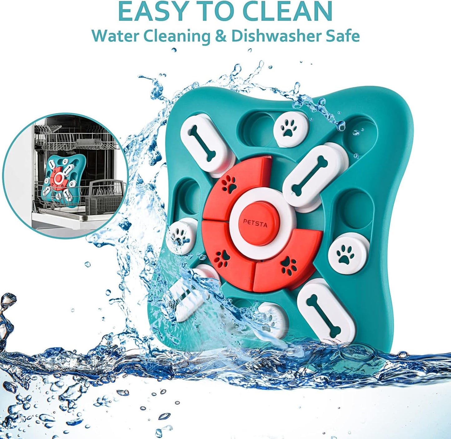 Engage Your Pup with the SmartyPaws Level2-UFO Interactive Puzzle – A Fun and Stimulating Slow Feeder for Dogs of All Breeds