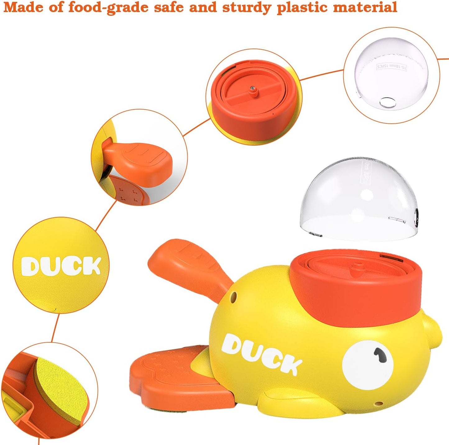 Engaging Duck-Shaped Dog Puzzle Treat Dispenser for Fun and Healthy Feeding