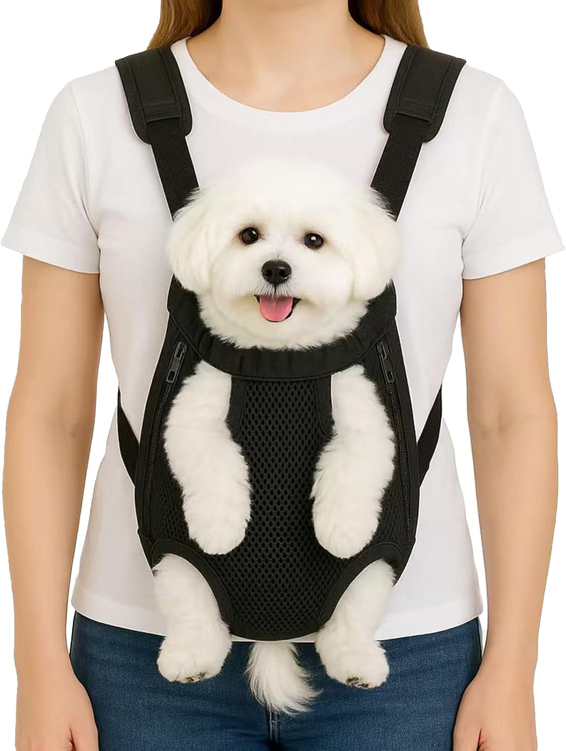 Ultimate Comfort Adjustable Dog Carrier Backpack - Your Perfect Companion for Outdoor Adventures with Your Furry Friend