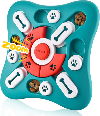 Engage Your Pup with the SmartyPaws Level2-UFO Interactive Puzzle – A Fun and Stimulating Slow Feeder for Dogs of All Breeds