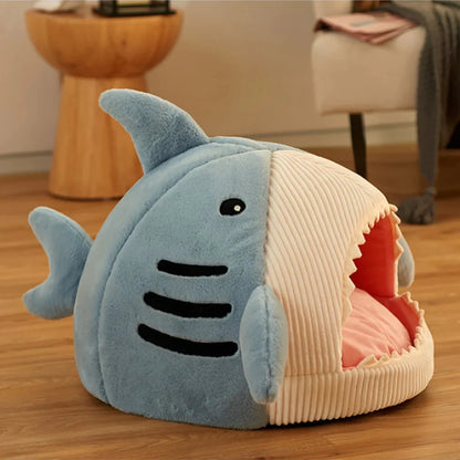 Luxury Plush Shark Pet Bed – The Ultimate Cozy Retreat for Your Furry Friend