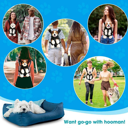 Ultimate Comfort Adjustable Dog Carrier Backpack - Your Perfect Companion for Outdoor Adventures with Your Furry Friend