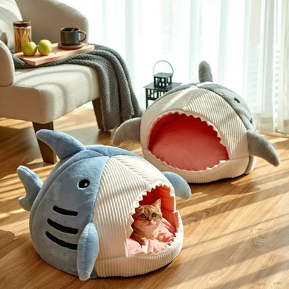 Luxury Plush Shark Pet Bed – The Ultimate Cozy Retreat for Your Furry Friend