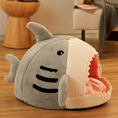 Luxury Plush Shark Pet Bed – The Ultimate Cozy Retreat for Your Furry Friend